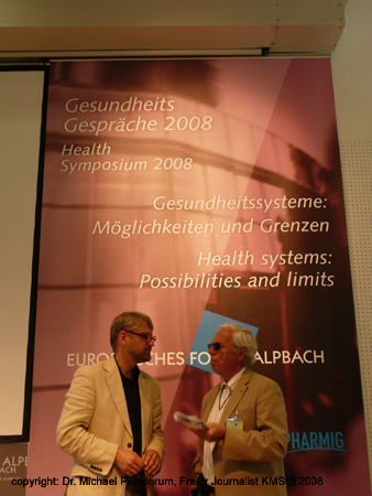 Forum Alpbach 2008 Dr. Michael Populorum Gesundheitsgespräche