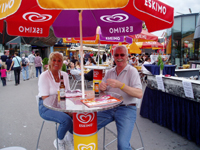 Befragung der Besucher im Wiener Prater 2005 - pers�nliche Interviews Foto Dr. Michael Populorum